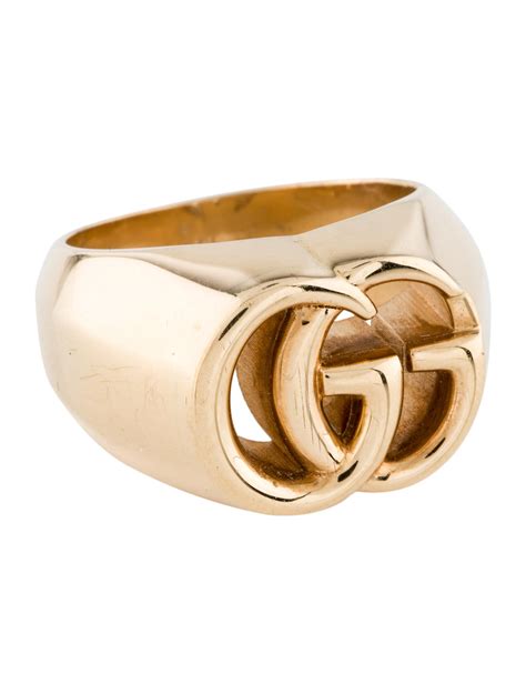 gg gucci ring|gucci trademark ring in gold.